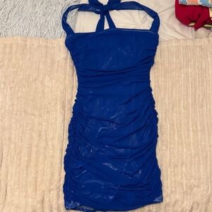 Lucy in the Sky Royal Blue Mini Dress